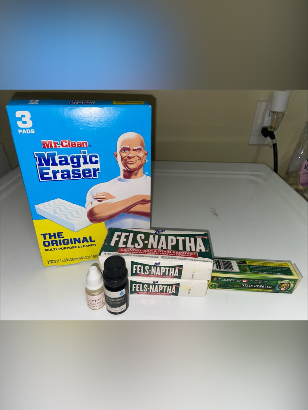 Magic Eraser & other laundry essentials